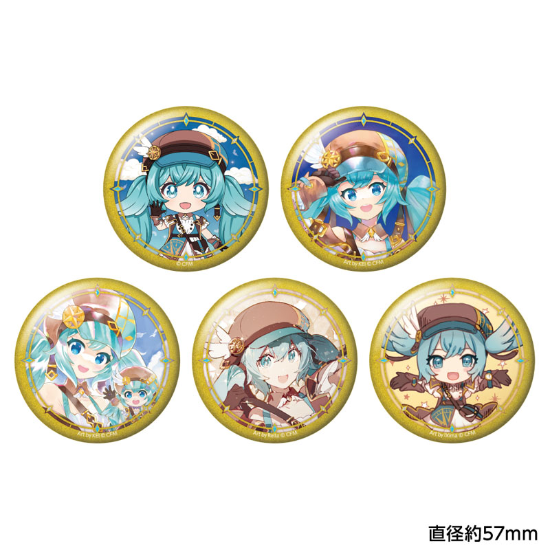 ねんどろいど 初音ミク 100番記念展示会トレーディンググリッター缶バッジ 画像 2 | AniSmile