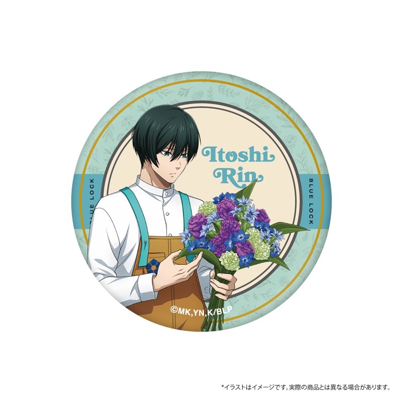 ブルーロック 缶バッジ 糸師 凛(お花屋さん) - 公式商品画像 | AniSmile