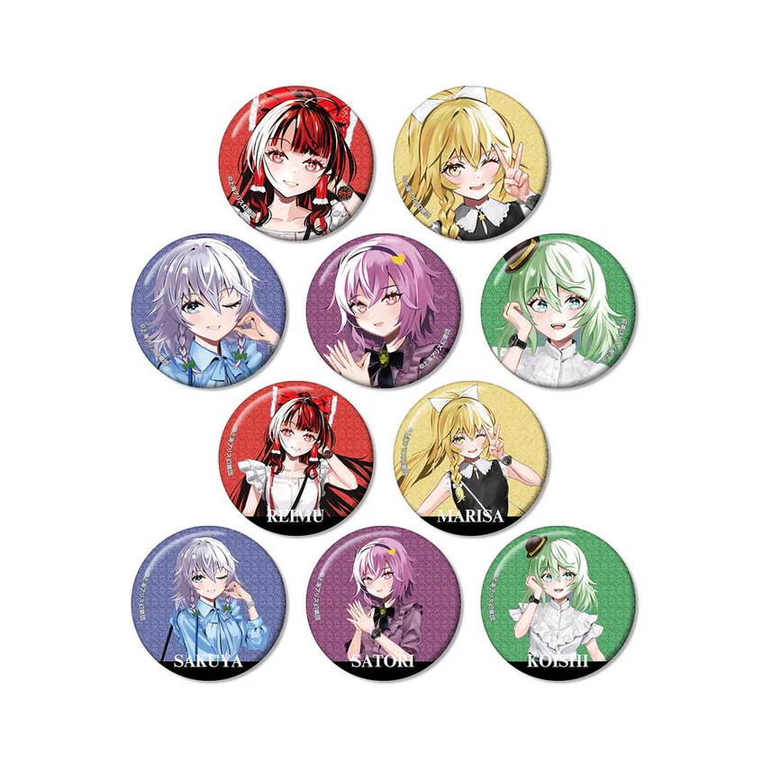 東方Project 松本能人イラスト ウォッチコーデver. トレーディンググリッター缶バッジ(単位/単品) - 公式商品画像 | AniSmile
