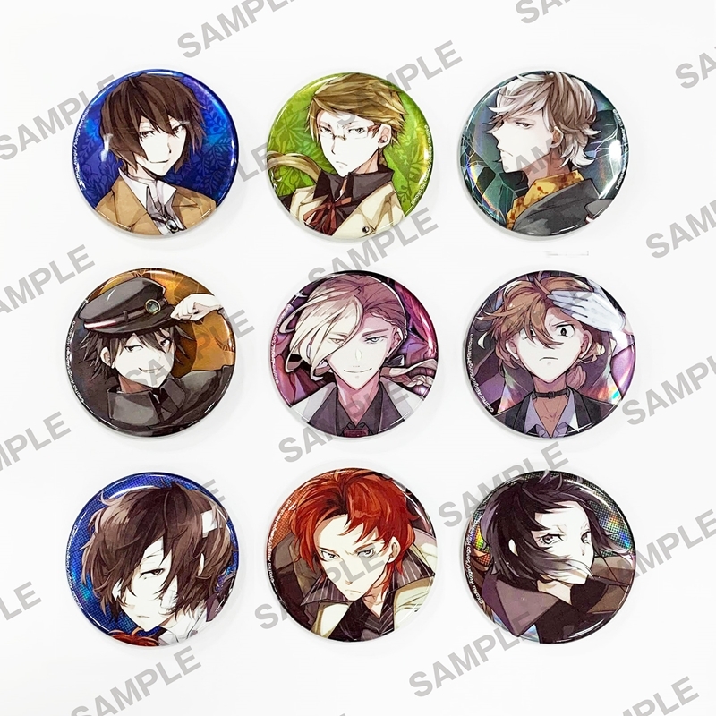 文豪ストレイドッグス トレーディングホログラム缶バッジ novels ver.【復刻版】 - 公式商品画像 | AniSmile