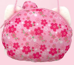 桜着物 フェイスポシェット ハローキティ 画像 2 | AniSmile