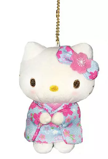 KT 桜着物 水色 マスコット - official product image | AniSmile