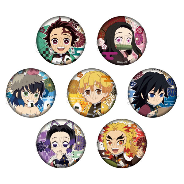 鬼滅の刃 街道歩きシリーズ 缶バッジ Vol.1 BOX(7個入)【再販・上代リニューアル】 - 公式商品画像 | AniSmile