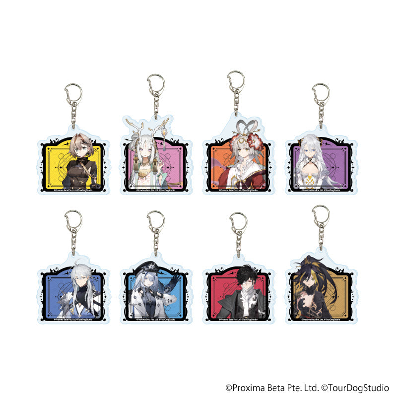 アクリルキーホルダー「白夜極光」01/ブラインド(全8種)(公式イラスト) - official product image | AniSmile