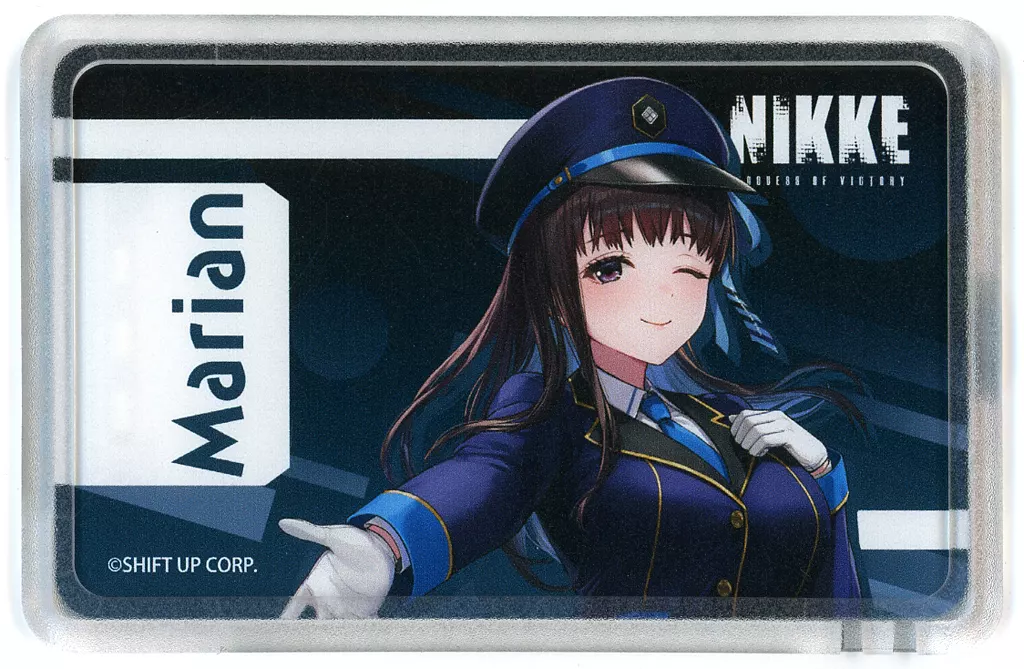 PIICA(R)(パスケース)「勝利の女神:NIKKE」04/マリアン 駅員風衣装ver.(描き起こしイラスト) - 公式商品画像 | AniSmile