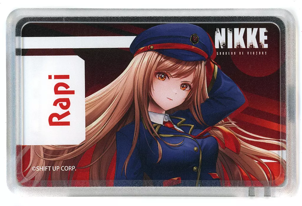 PIICA(R)(パスケース)「勝利の女神:NIKKE」01/ラピ 駅員風衣装ver.(描き起こしイラスト) - AniSmile