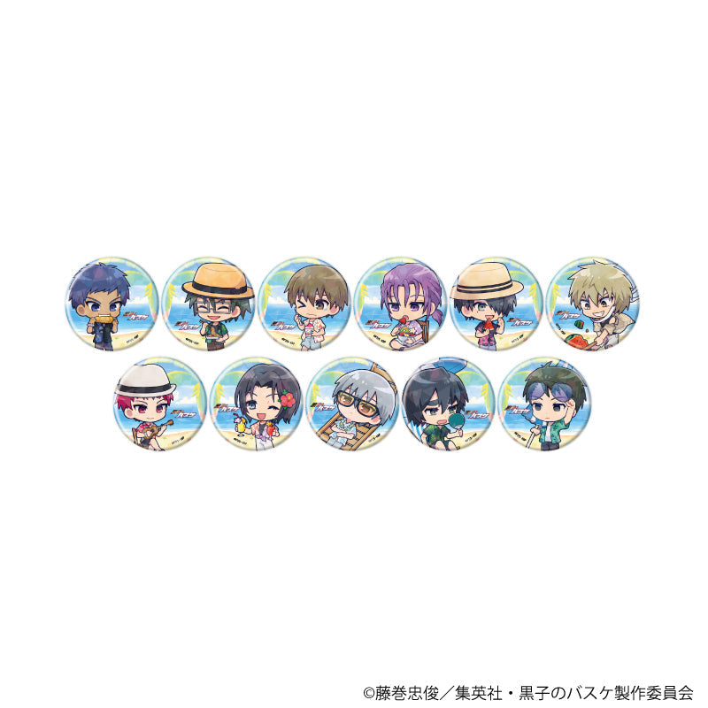 ホログラム缶バッジ(57mm)「黒子のバスケ」02/アロハver. ブラインド(全11種)(ミニキャライラスト) - AniSmile