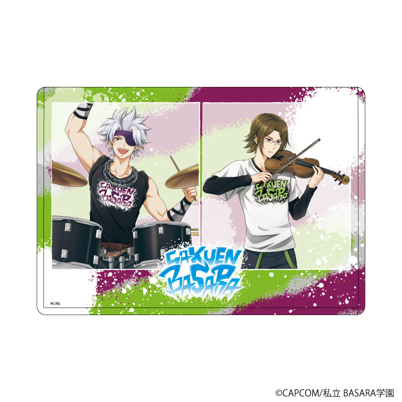 キャラクリアケース「学園BASARA」10/長曾我部元親&毛利元就 学園祭バンドver.(描き起こしイラスト) - AniSmile