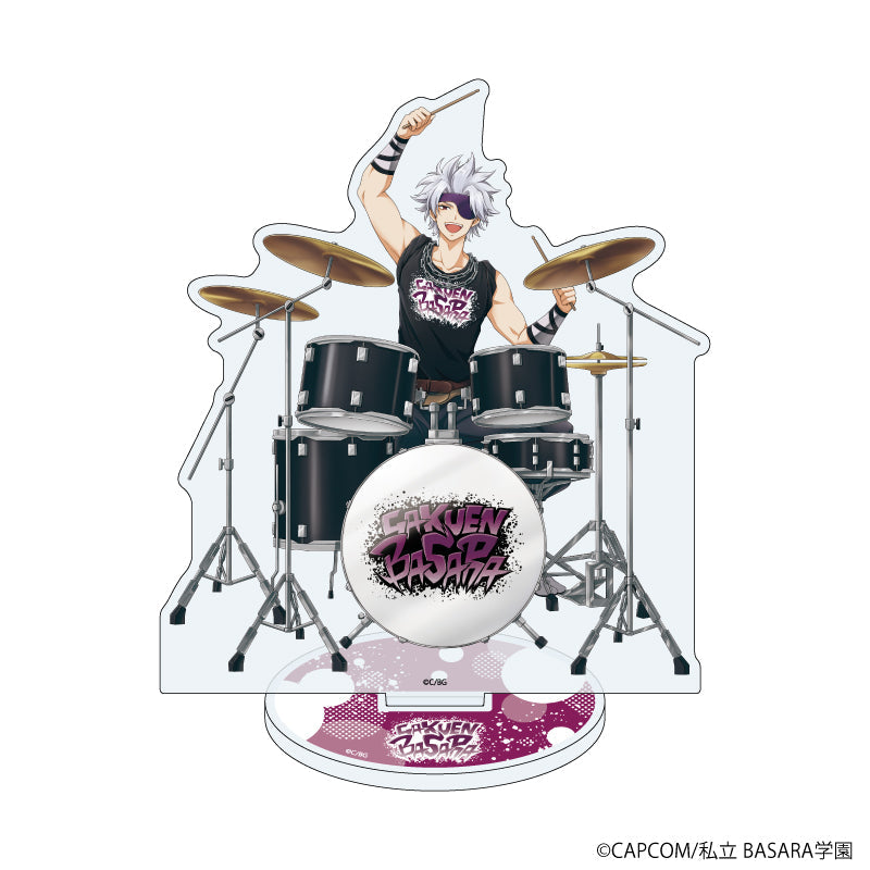 アクリルスタンド「学園BASARA」11/長曾我部元親 学園祭バンドver.(描き起こしイラスト) - official product image | AniSmile