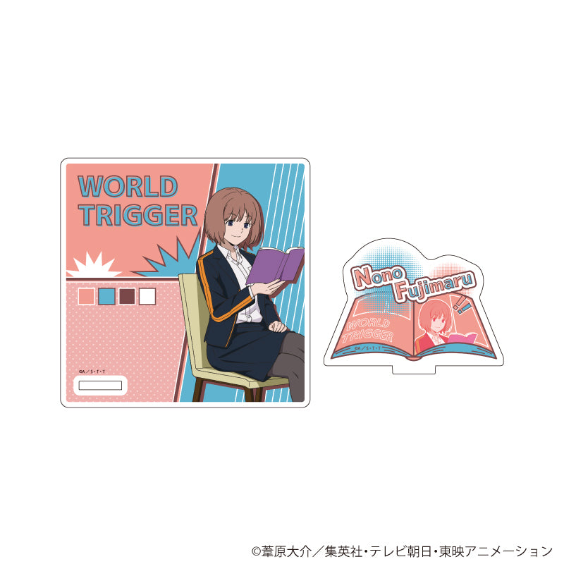 アクリルコースタースタンド「ワールドトリガー」04/藤丸のの 読書ver.(描き下ろしイラスト) - 公式商品画像 | AniSmile