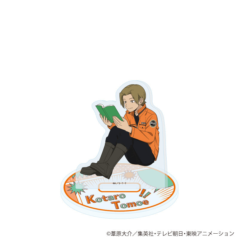 アクリルスタンド「ワールドトリガー」102/巴虎太郎 読書ver.(描き下ろしイラスト) - AniSmile