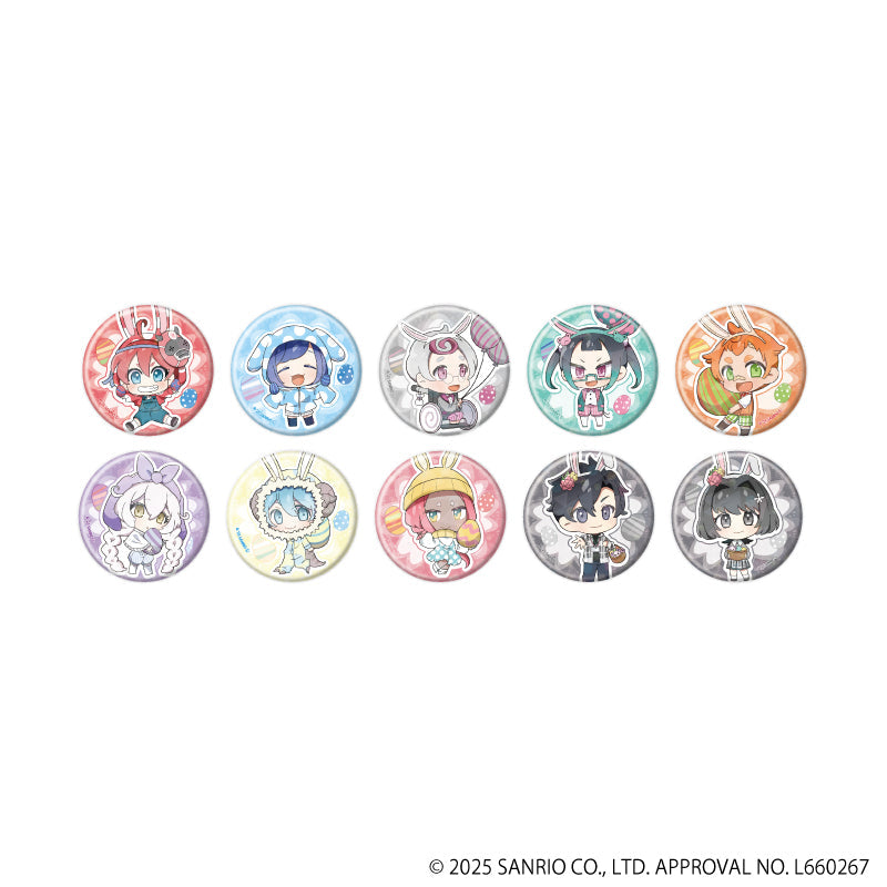 ホログラム缶バッジ(57mm)「まいまいまいごえん」03/ブラインド(全10種)(ミニキャライラスト) - AniSmile