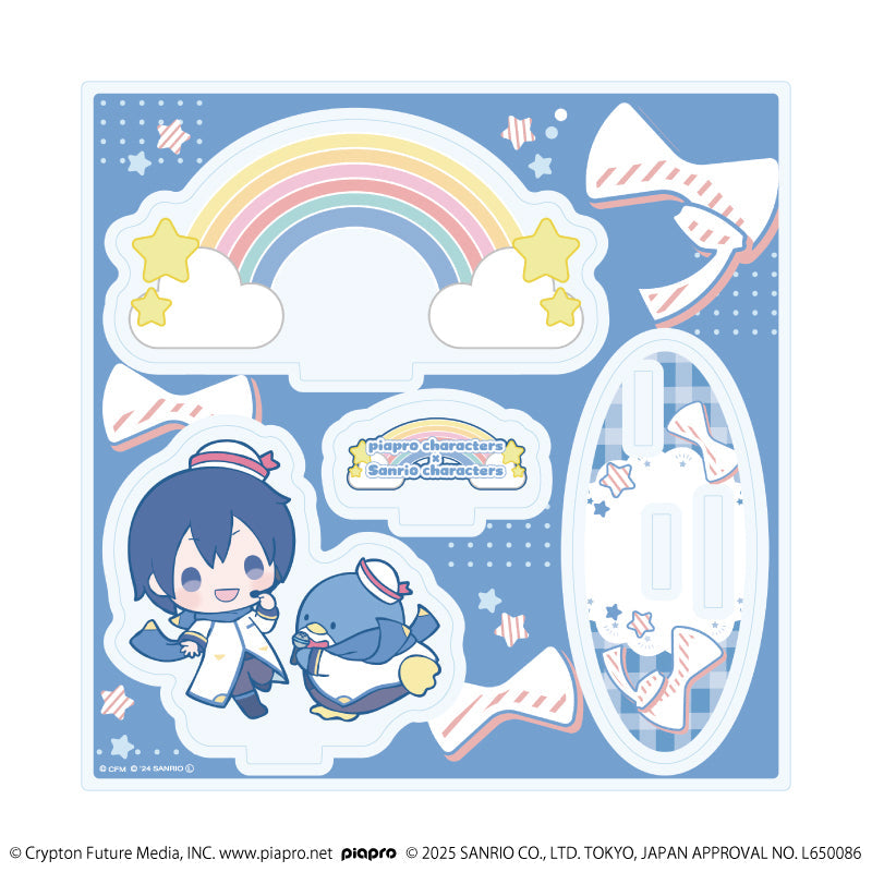 アクリルスタンドプレート「ピアプロキャラクターズ×サンリオキャラクターズ」12/KAITO×タキシードサム(コラボイラスト) - 公式商品画像 | AniSmile