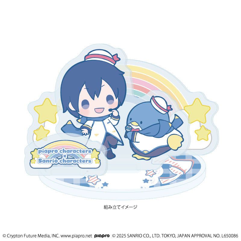 アクリルスタンドプレート「ピアプロキャラクターズ×サンリオキャラクターズ」12/KAITO×タキシードサム(コラボイラスト) 画像 2 | AniSmile