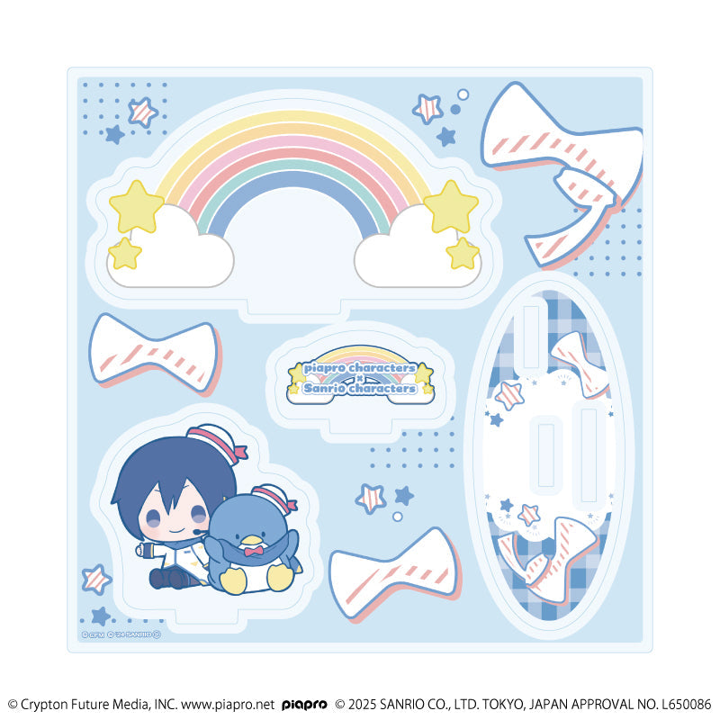 アクリルスタンドプレート「ピアプロキャラクターズ×サンリオキャラクターズ」06/KAITO×タキシードサム(コラボイラスト) - 公式商品画像 | AniSmile