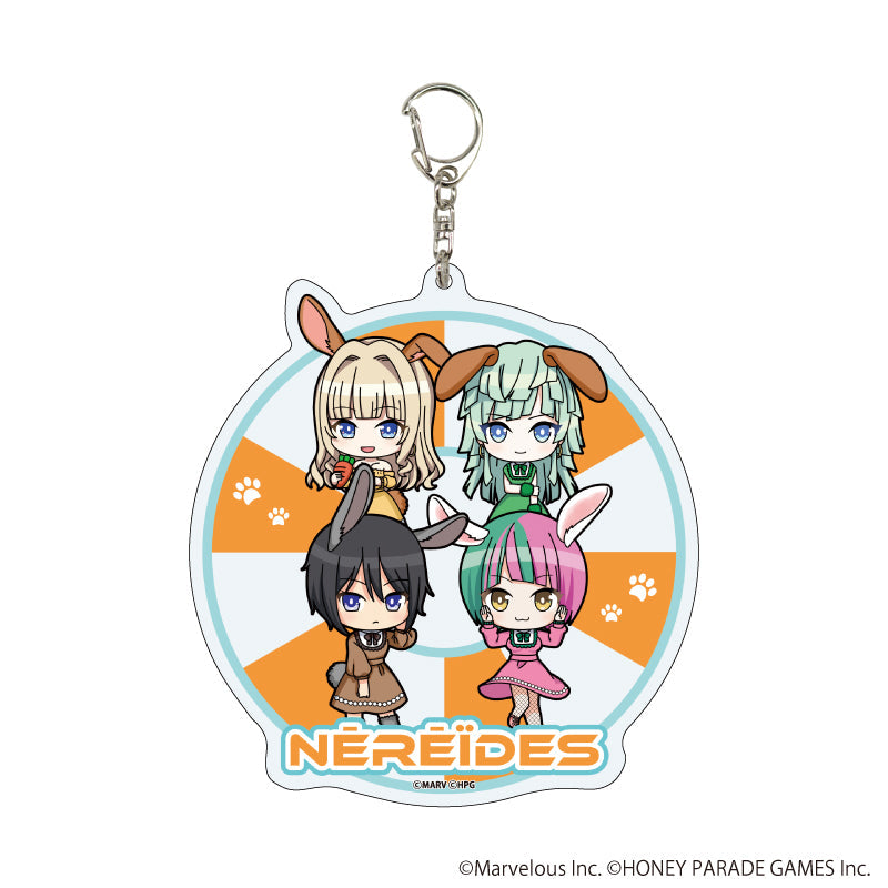 デカアクリルキーホルダー「ドルフィンウェーブ」09/Nereides ケモミミver.(ミニキャライラスト) - 公式商品画像 | AniSmile