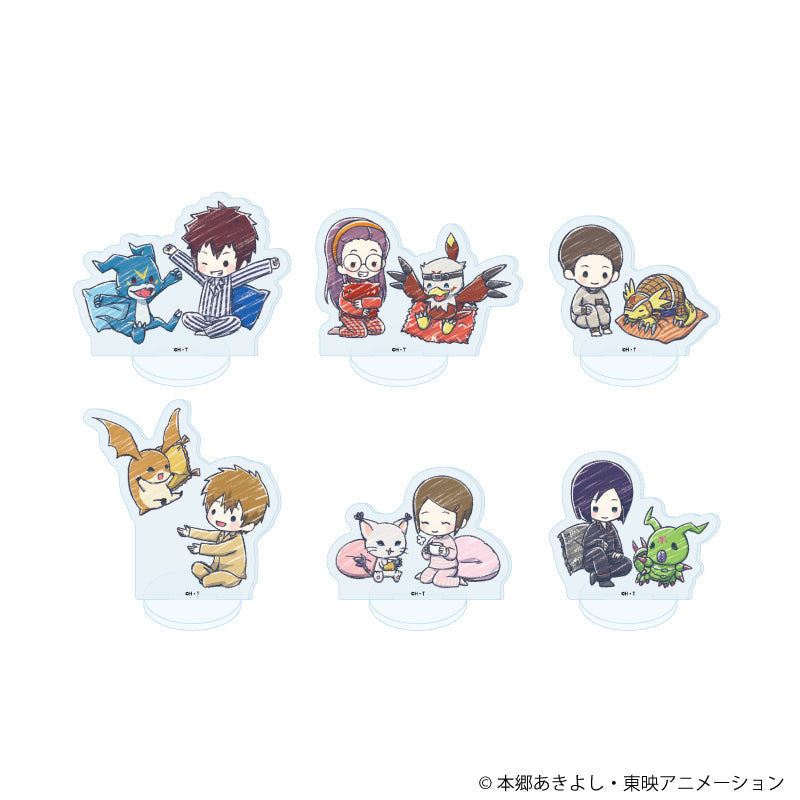 アクリルぷちスタンド「デジモンアドベンチャー02」07/パジャマパーティーver. ブラインド(全6種)(グラフアートイラスト) - 公式商品画像 | AniSmile