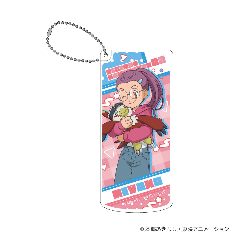 スライド式小物ケース「デジモンアドベンチャー02」15/井ノ上京&ホークモン ぬいぐるみver.(描き下ろしイラスト) - AniSmile