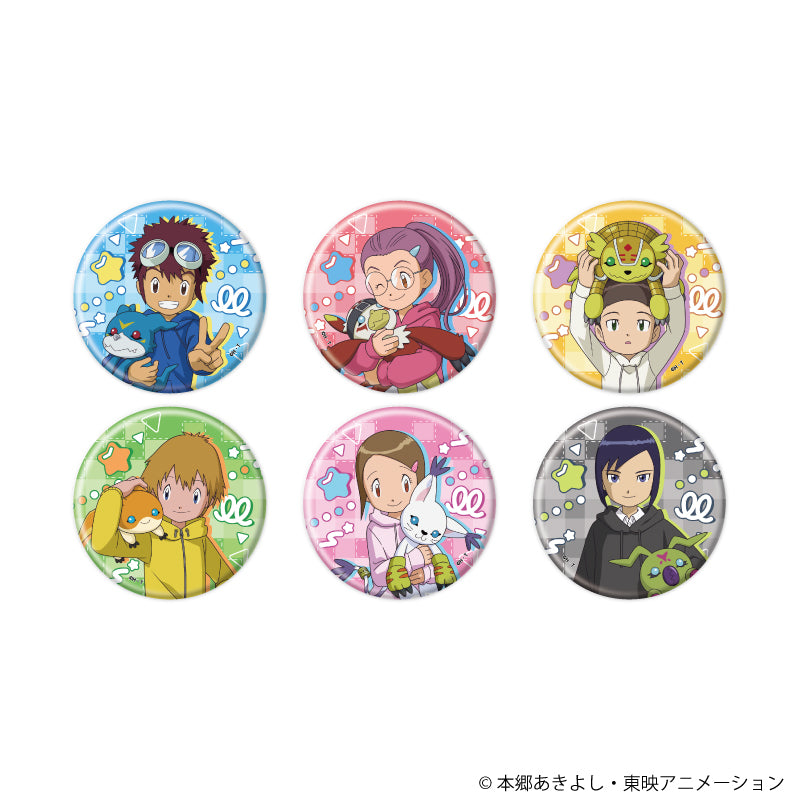缶バッジ「デジモンアドベンチャー02」10/ぬいぐるみver. ブラインド(全6種)(描き下ろしイラスト) - AniSmile