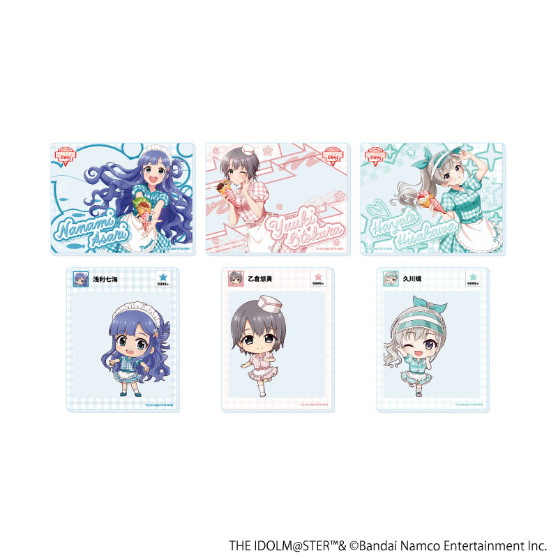 アクリルカード「アイドルマスター シンデレラガールズ」04/クレープ屋ver. トレーディング(全6種)(描き下ろし&ミニキャライラスト) - AniSmile