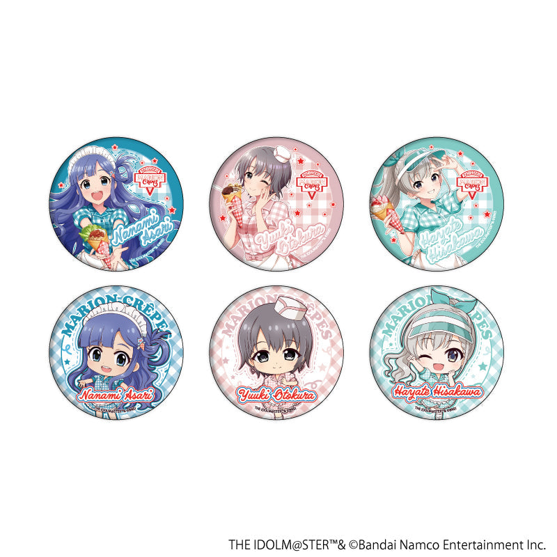 缶バッジ「アイドルマスター シンデレラガールズ」11/クレープ屋ver. トレーディング(全6種)(描き下ろし&ミニキャライラスト) - AniSmile