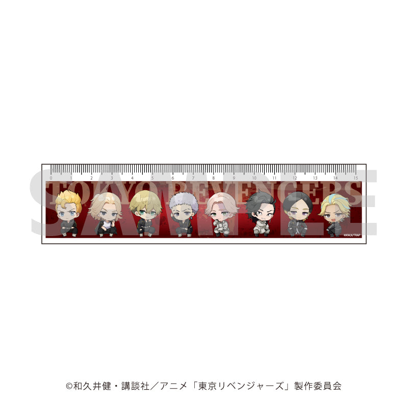 定規15㎝「TVアニメ『東京リベンジャーズ』」01/整列デザイン(ミニキャライラスト) - official product image | AniSmile