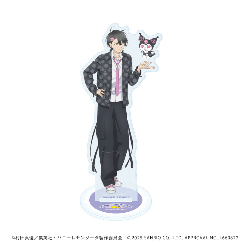 アクリルスタンド「TVアニメ『ハニーレモンソーダ』×サンリオキャラクターズ」05/高嶺友哉×クロミ(等身イラスト) - 公式商品画像 | AniSmile