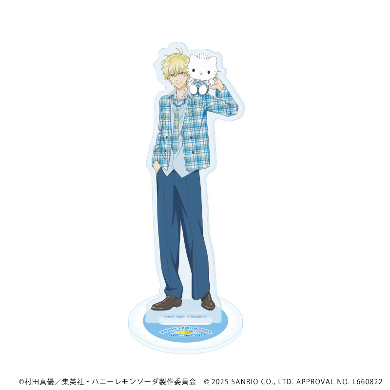 アクリルスタンド「TVアニメ『ハニーレモンソーダ』×サンリオキャラクターズ」02/三浦 界×ディアダニエル(等身イラスト) - 公式商品画像 | AniSmile