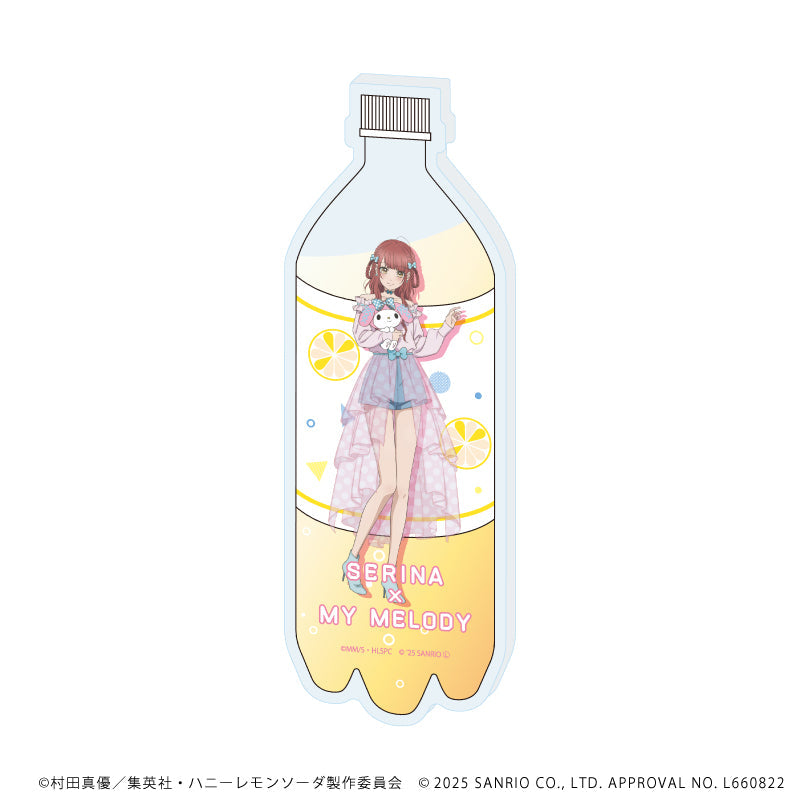 コレクションボトル「TVアニメ『ハニーレモンソーダ』×サンリオキャラクターズ」03/菅野芹奈×マイメロディ(等身イラスト) - 公式商品画像 | AniSmile