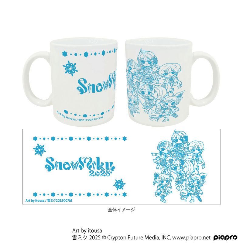 感温マグカップ「SNOW MIKU2025」01/雪ミク(描き下ろしイラスト) Image 2 | AniSmile