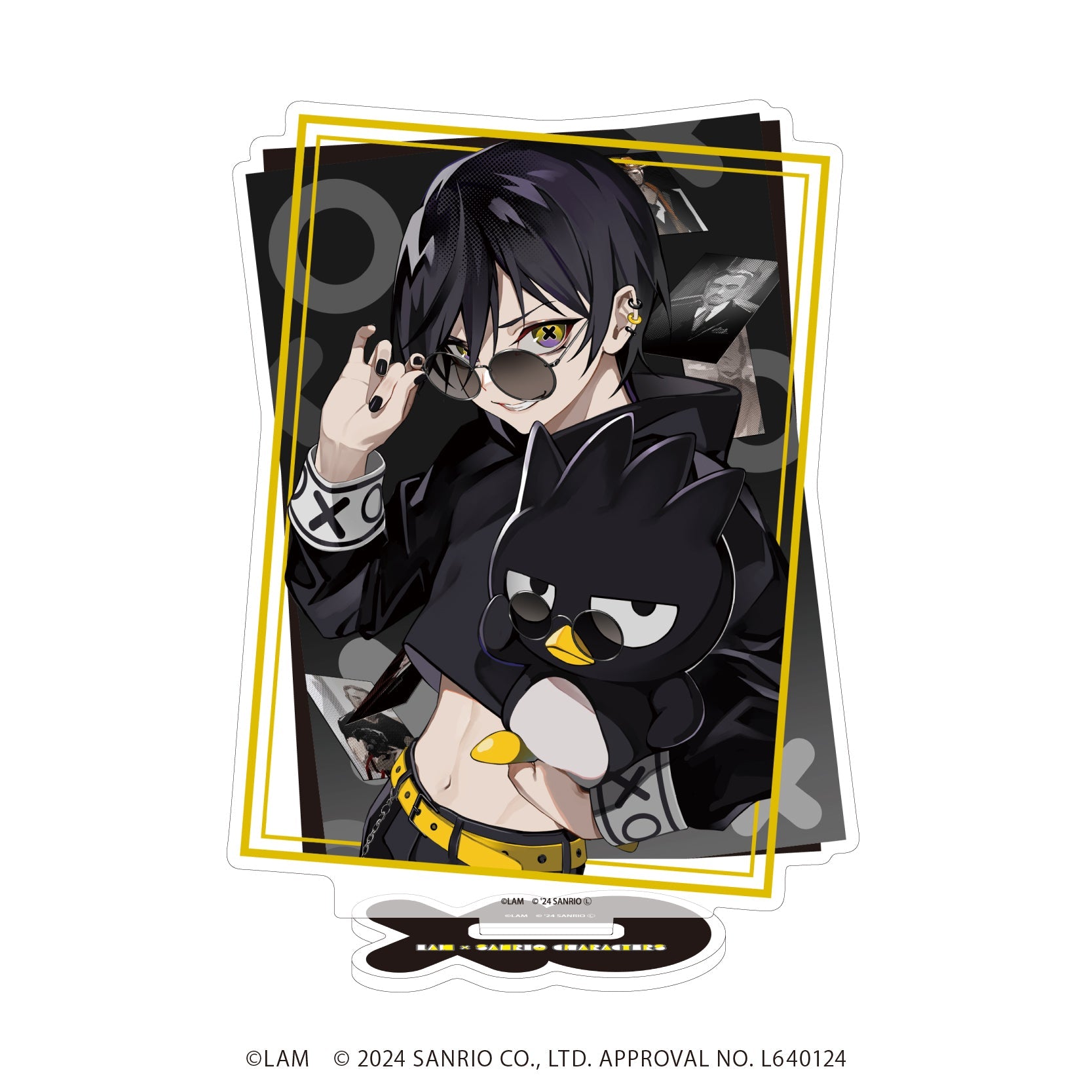 アクリルスタンド「LAM×サンリオキャラクターズ」02/バッドばつ丸(等身イラスト) - 官方商品图片 | AniSmile