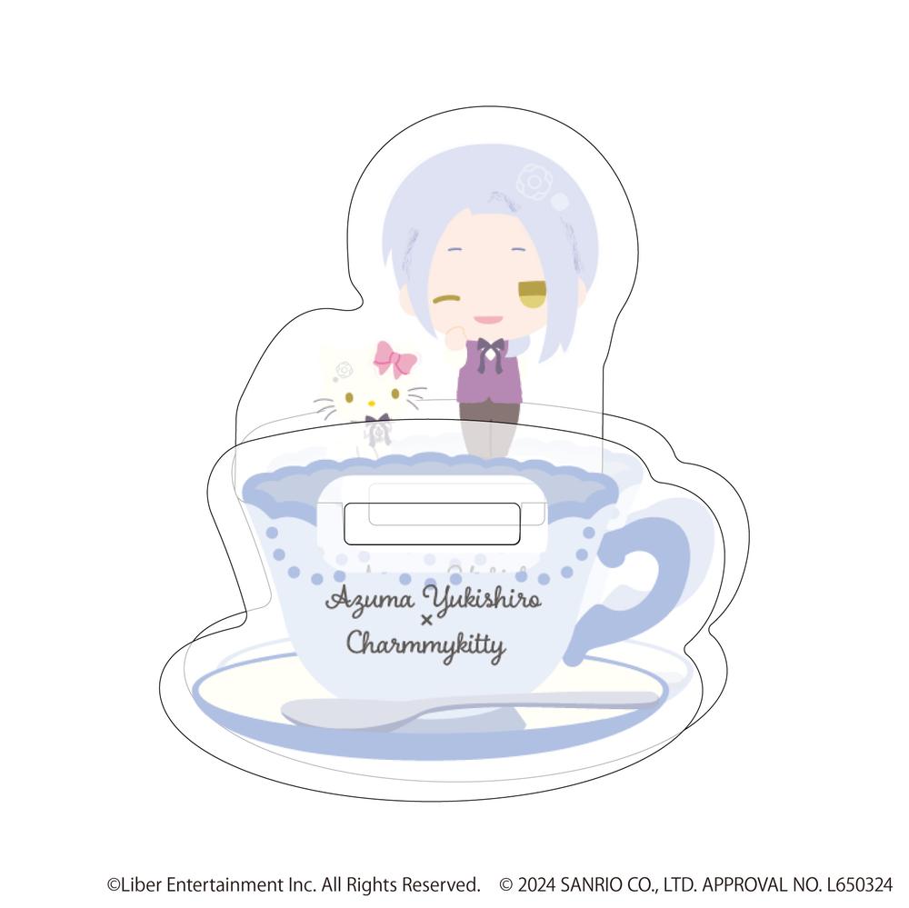 ゆらゆらアクリルスタンド「A3!×Sanrio characters」23/雪白 東×チャーミーキティ(ミニキャライラスト) - 公式商品画像 | AniSmile