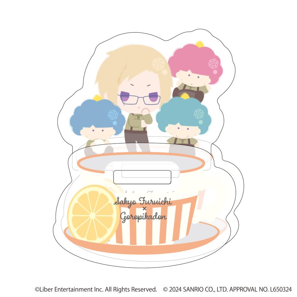 ゆらゆらアクリルスタンド「A3!×Sanrio characters」17/古市 左京×ゴロピカドン(ミニキャライラスト) - 公式商品画像 | AniSmile