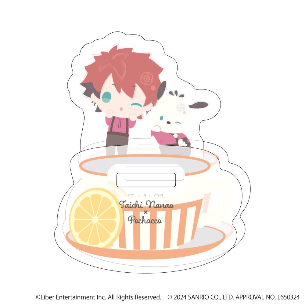 ゆらゆらアクリルスタンド「A3!×Sanrio characters」15/七尾 太一×ポチャッコ(ミニキャライラスト) - 公式商品画像 | AniSmile