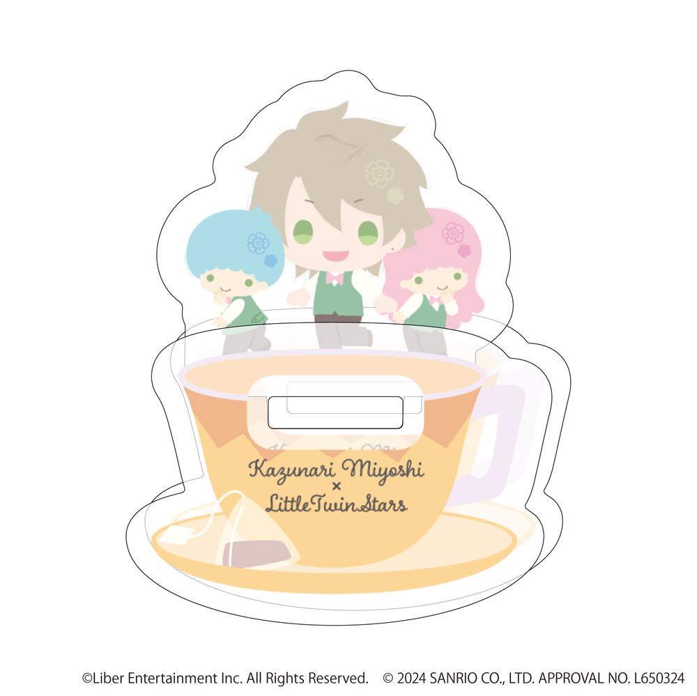 ゆらゆらアクリルスタンド「A3!×Sanrio characters」11/三好 一成×リトルツインスターズ(ミニキャライラスト) - 公式商品画像 | AniSmile