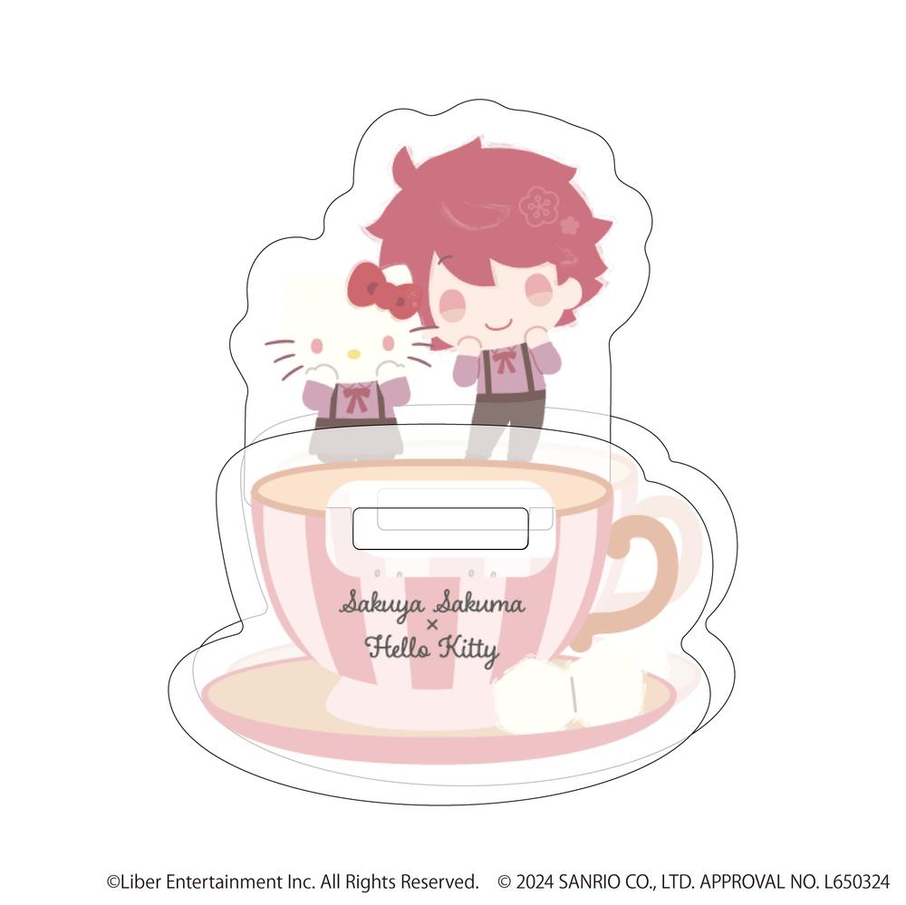 ゆらゆらアクリルスタンド「A3!×Sanrio characters」01/佐久間 咲也×ハローキティ(ミニキャライラスト) - 公式商品画像 | AniSmile