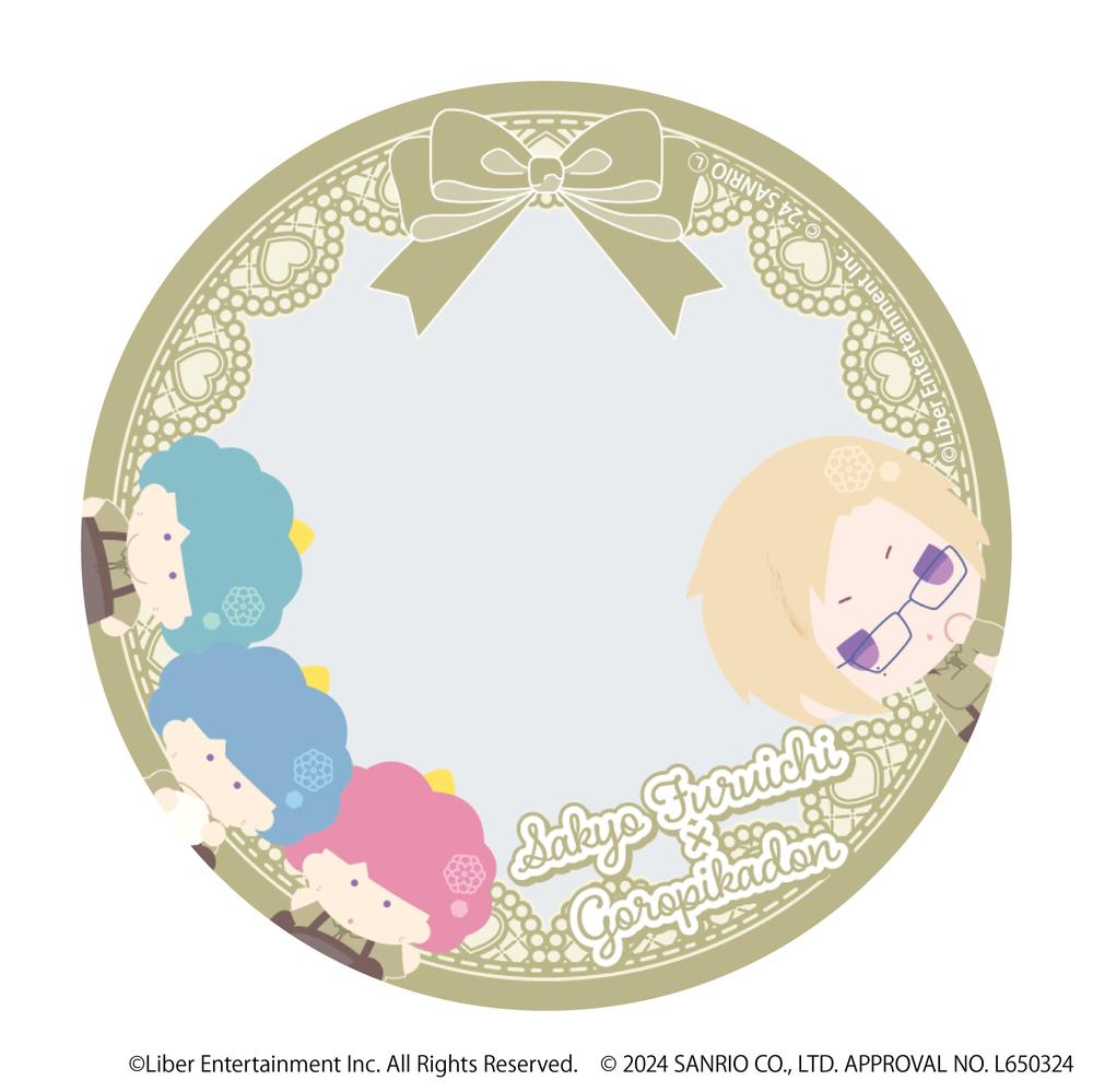 57mm缶デコカバー「A3!×Sanrio characters」17/古市 左京×ゴロピカドン(ミニキャライラスト) - 公式商品画像 | AniSmile