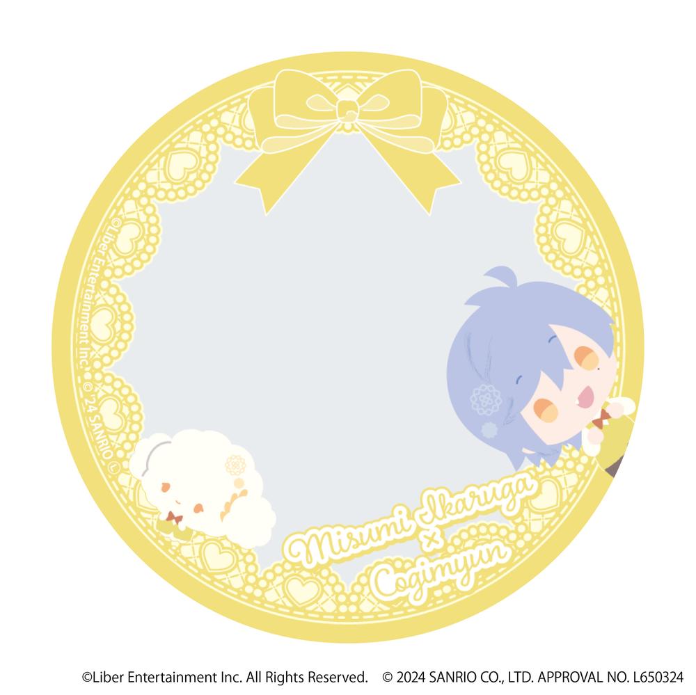 57mm缶デコカバー「A3!×Sanrio characters」10/斑鳩 三角×こぎみゅん(ミニキャライラスト) - 公式商品画像 | AniSmile