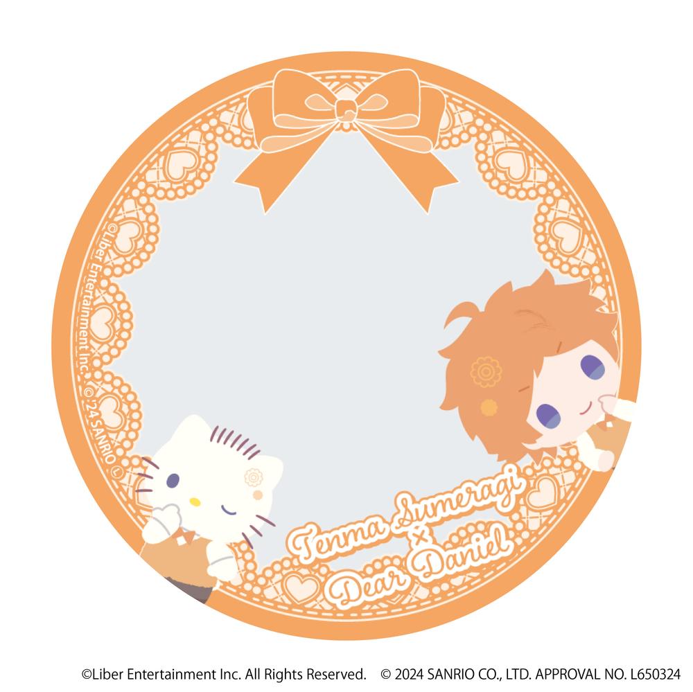 57mm缶デコカバー「A3!×Sanrio characters」07/皇 天馬×ディアダニエル(ミニキャライラスト) - 公式商品画像 | AniSmile