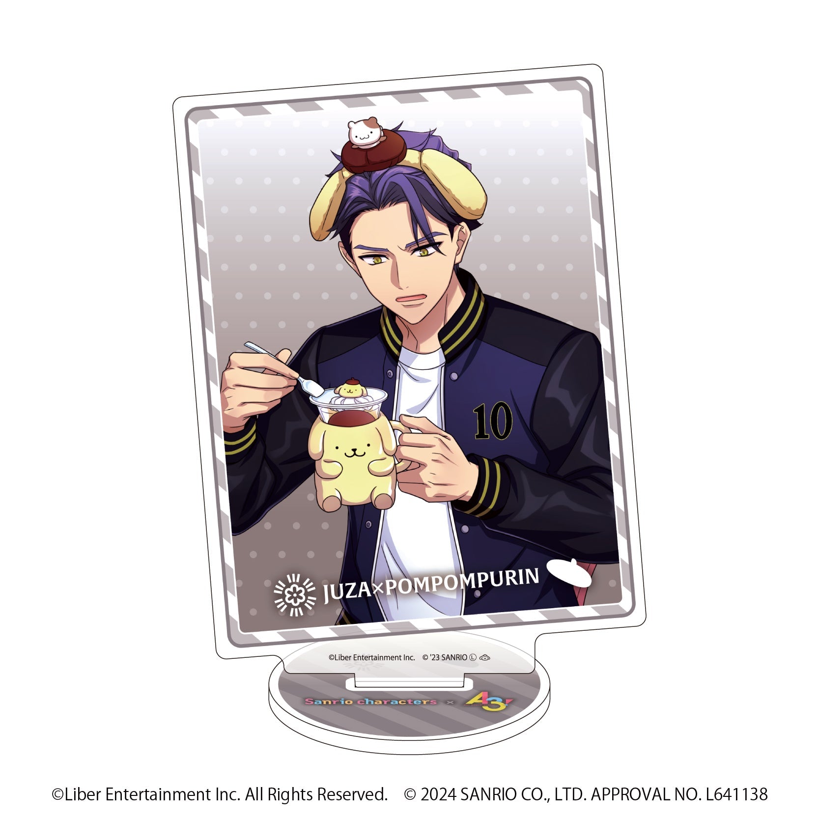 アクリルスタンド「A3!×Sanrio characters」11/兵頭十座×ポムポムプリン(公式イラスト) - 公式商品画像 | AniSmile