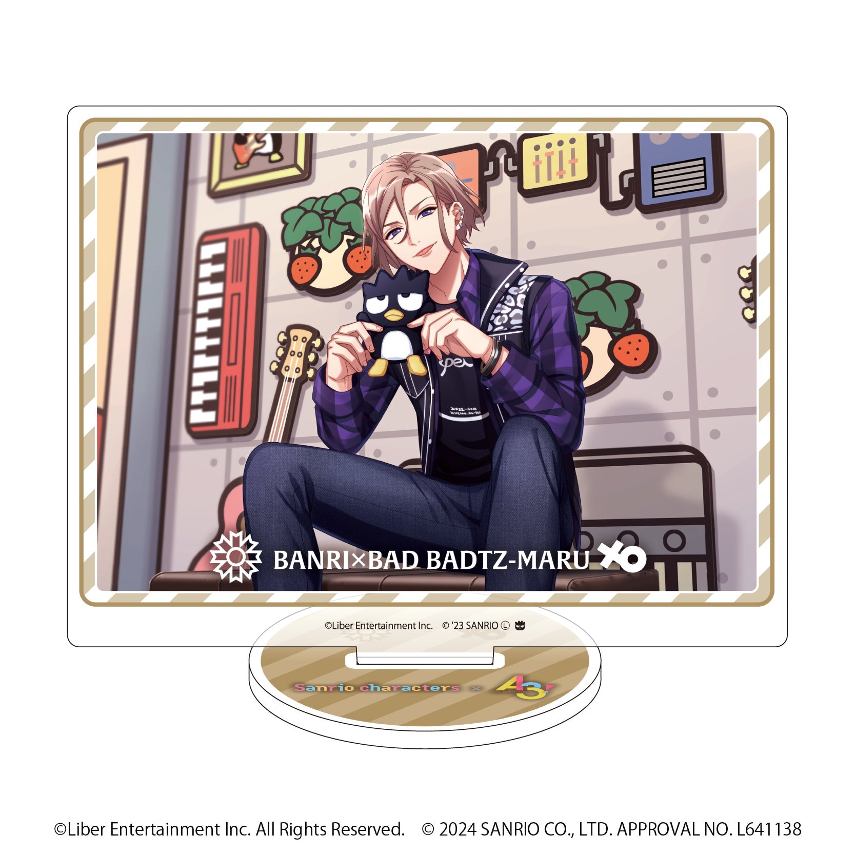 アクリルスタンド「A3!×Sanrio characters」07/摂津万里×バッドばつ丸(公式イラスト) - 公式商品画像 | AniSmile