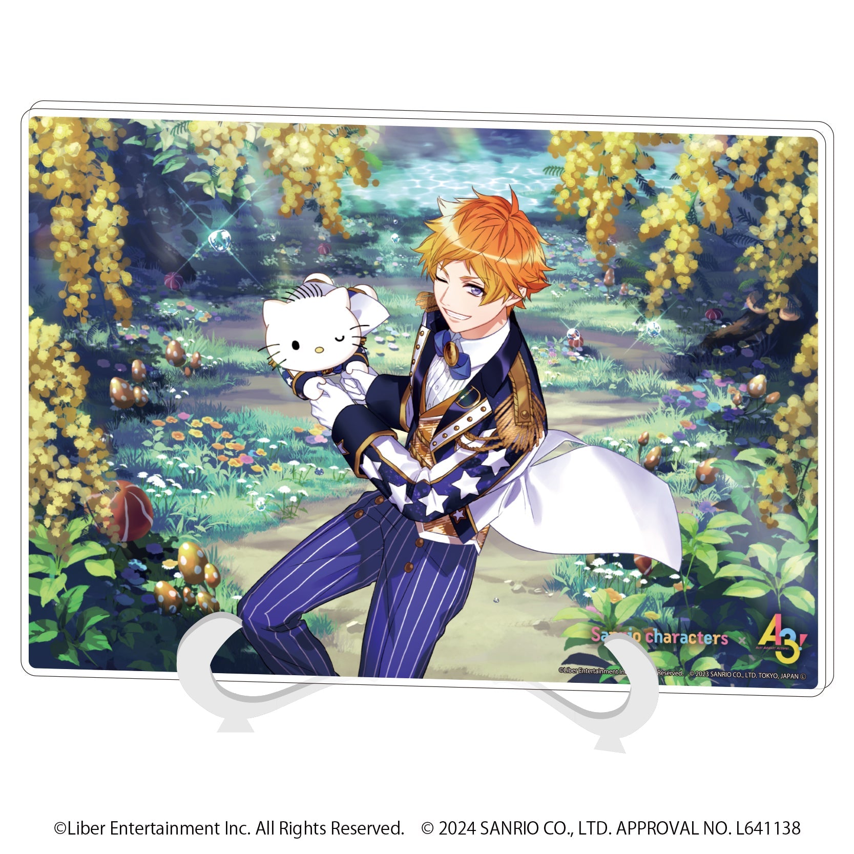 アクリルアートボード(A5サイズ)「A3!×Sanrio characters」02/皇 天馬×ディアダニエル(公式イラスト) - 公式商品画像 | AniSmile