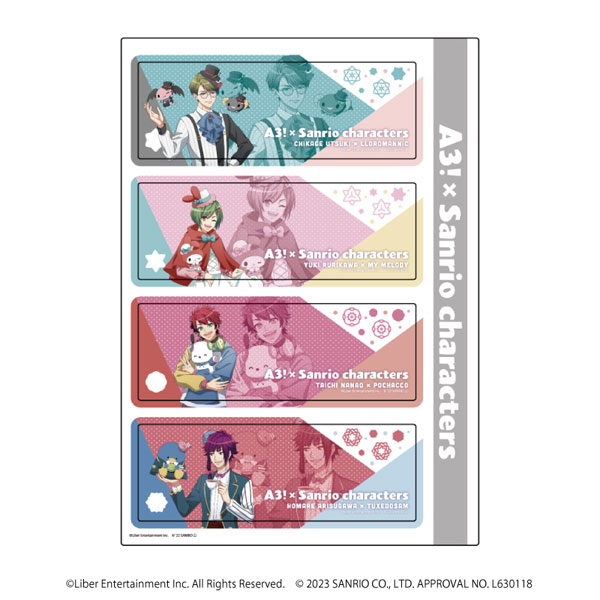クリアしおり「A3!×Sanrio characters」01/ドットデザイン(描き下ろし) - 公式商品画像 | AniSmile
