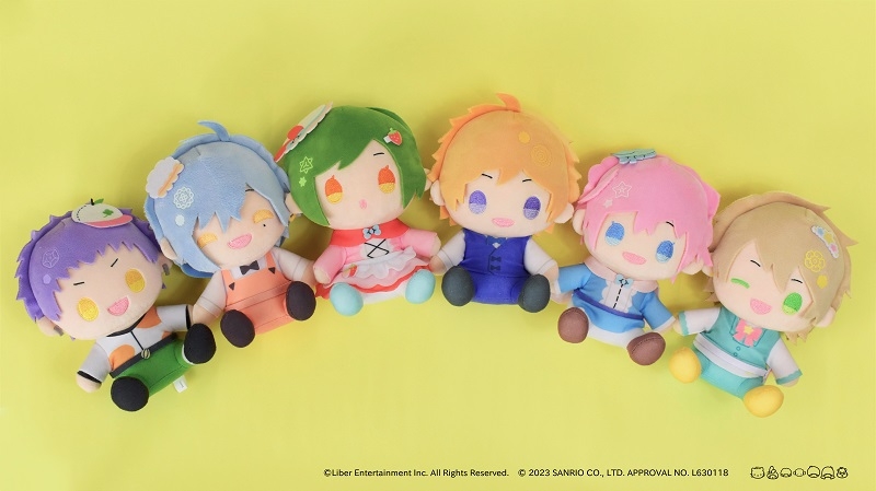 ぬいぐるみ「A3!×Sanrio characters」07/皇 天馬×ディアダニエル(ミニキャライラスト) 画像 3 | AniSmile