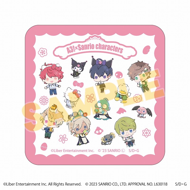 ミニタオルハンカチ「A3!×Sanrio characters」01/春組 - 公式商品画像 | AniSmile