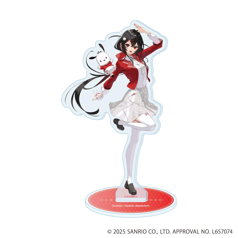 アクリルスタンド「スコッティ×サンリオキャラクターズ」01/ポチャッコ(コラボイラスト) - 公式商品画像 | AniSmile