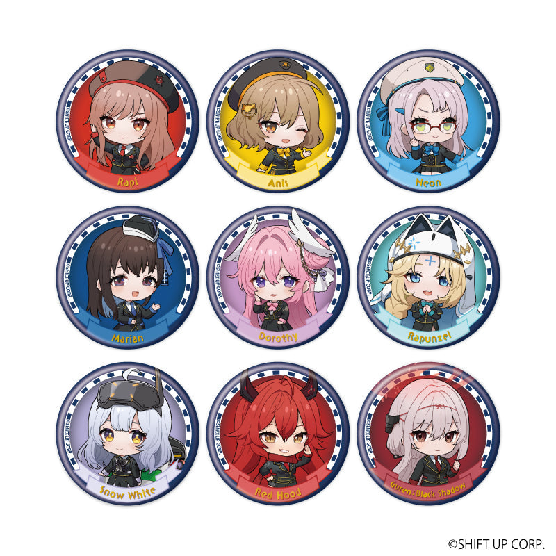 缶バッジ「勝利の女神:NIKKE」01/ブラインド(全9種)(ミニキャライラスト) - 公式商品画像 | AniSmile
