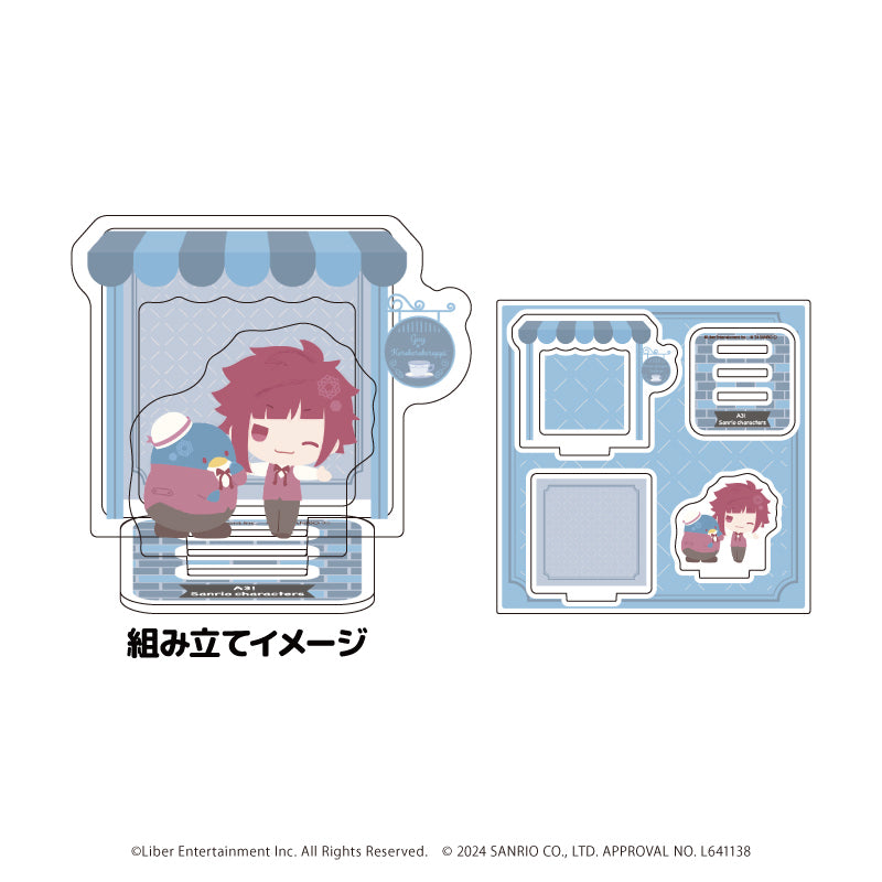 アクリルスタンドプレート「A3!×Sanrio characters」22/有栖川 誉×タキシードサム(ミニキャライラスト) - 公式商品画像 | AniSmile