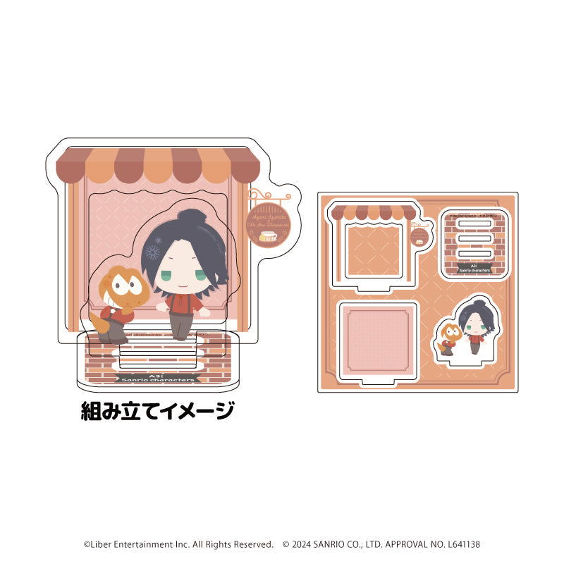 アクリルスタンドプレート「A3!×Sanrio characters」18/泉田 莇×ウィアーダイナソアーズ(ミニキャライラスト) - 公式商品画像 | AniSmile
