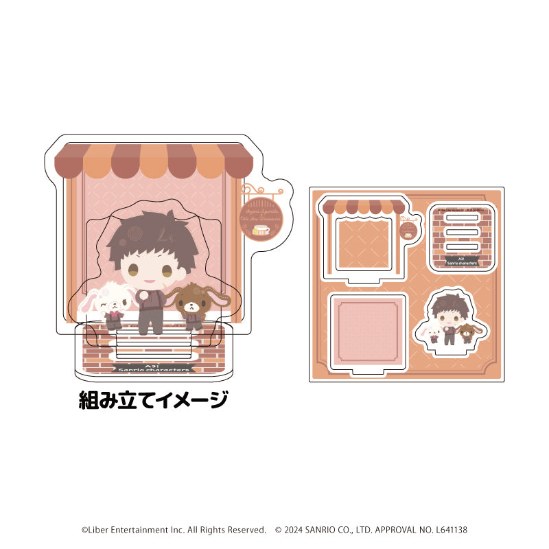 アクリルスタンドプレート「A3!×Sanrio characters」16/伏見 臣×シュガーバニーズ(ミニキャライラスト) - 公式商品画像 | AniSmile
